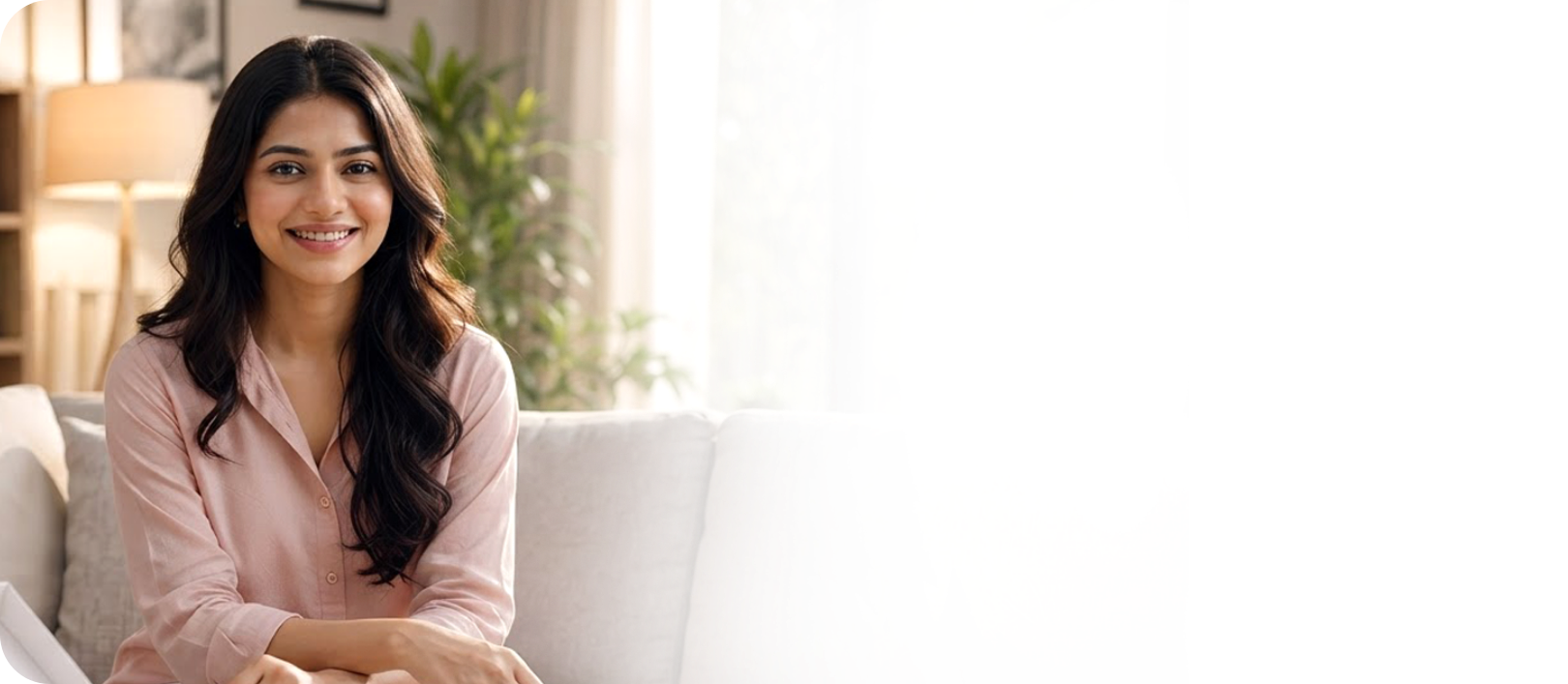 Woman considering a female fertility check at home