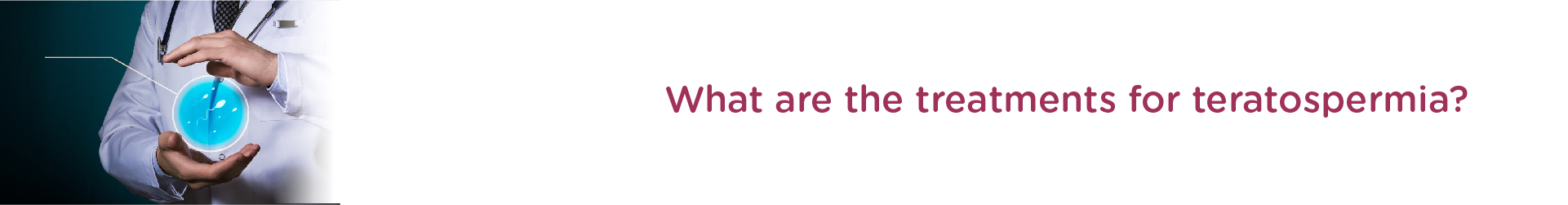 What are the Treatments for Teratospermia?