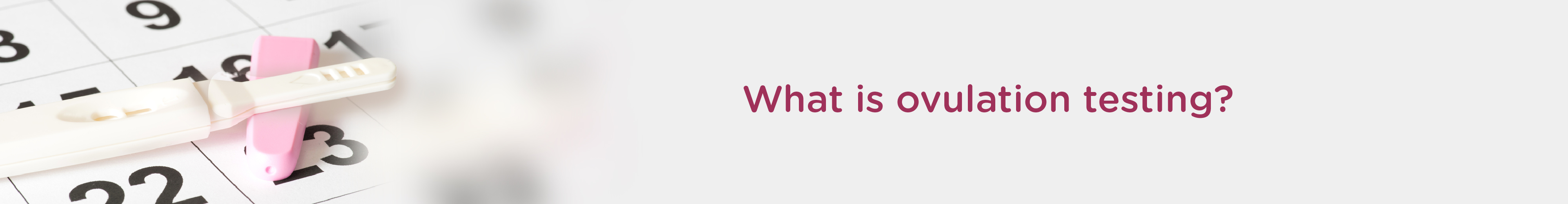 What is Ovulation Testing?