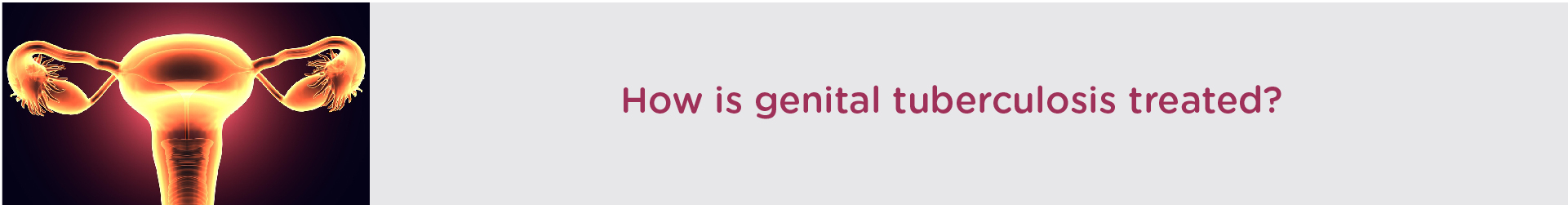 How is Genital Tuberculosis Treated?