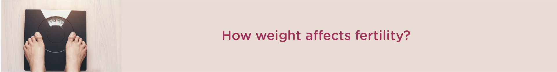 How Weight Affects Fertility?