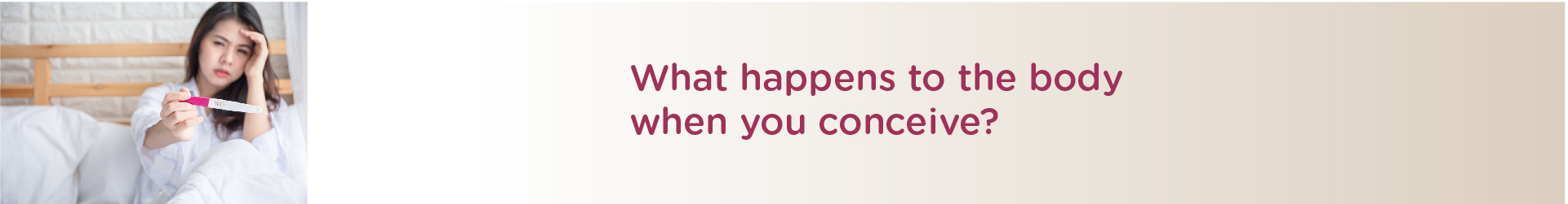 What Happens to the Body When You Conceive?