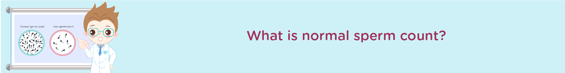 What is a normal sperm count?
