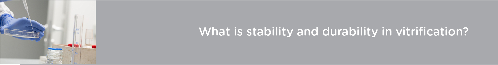 What is Stability and Durability in Vitrification?
